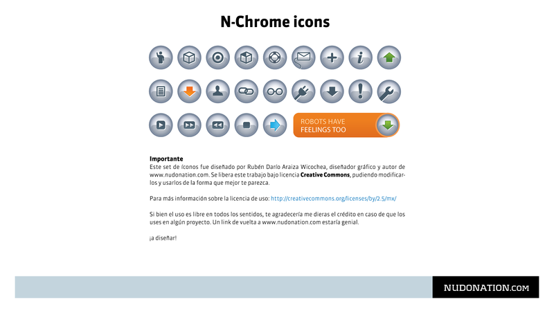 N Chrome Icons 