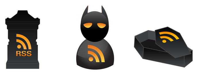 Iconos de RSS de Halloween