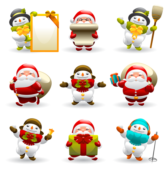 Christmas Santa Icon Pack Christmas Santa Icon Pack