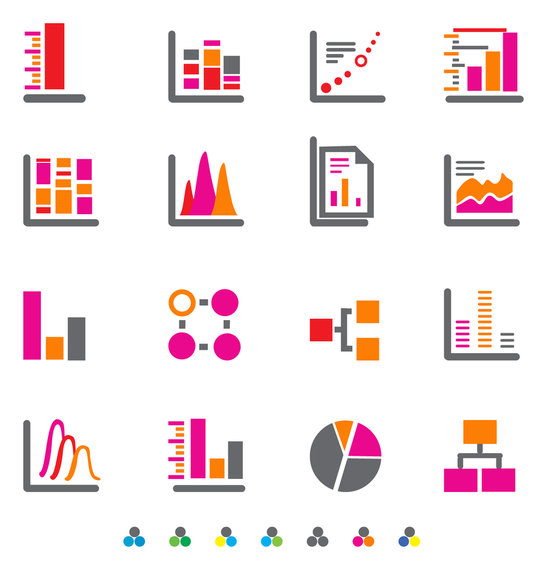 Chart is built and the flow in which projects run through each department.