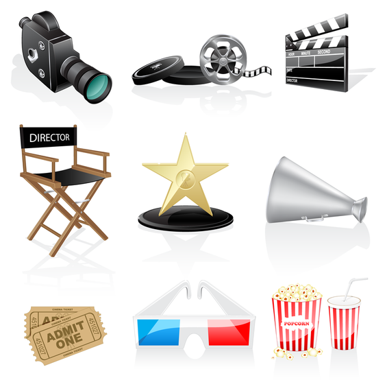 movie icon vector 2 movie icon vector 2