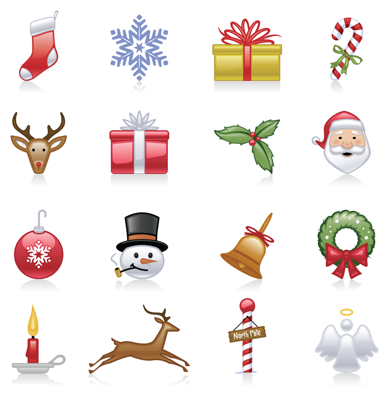 Conjunto de ícones de Natal