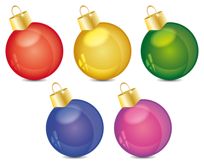 Glossy Christmas Balls Glossy Christmas Balls