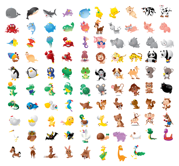 100 simpáticos animales 100 simpáticos animales