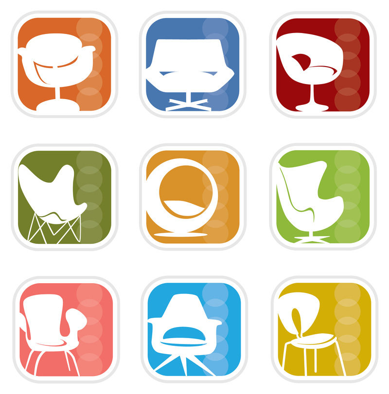 Gráficos vectoriales de iconos simples