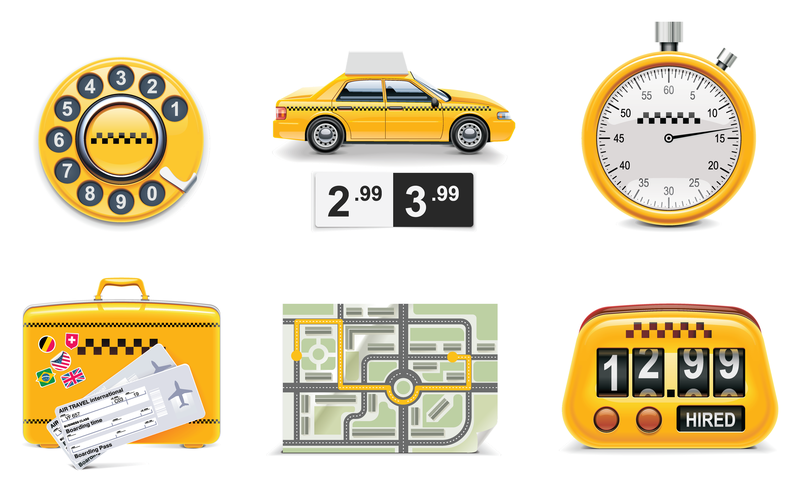 Icon taxi around 1 Icon taxi around 1