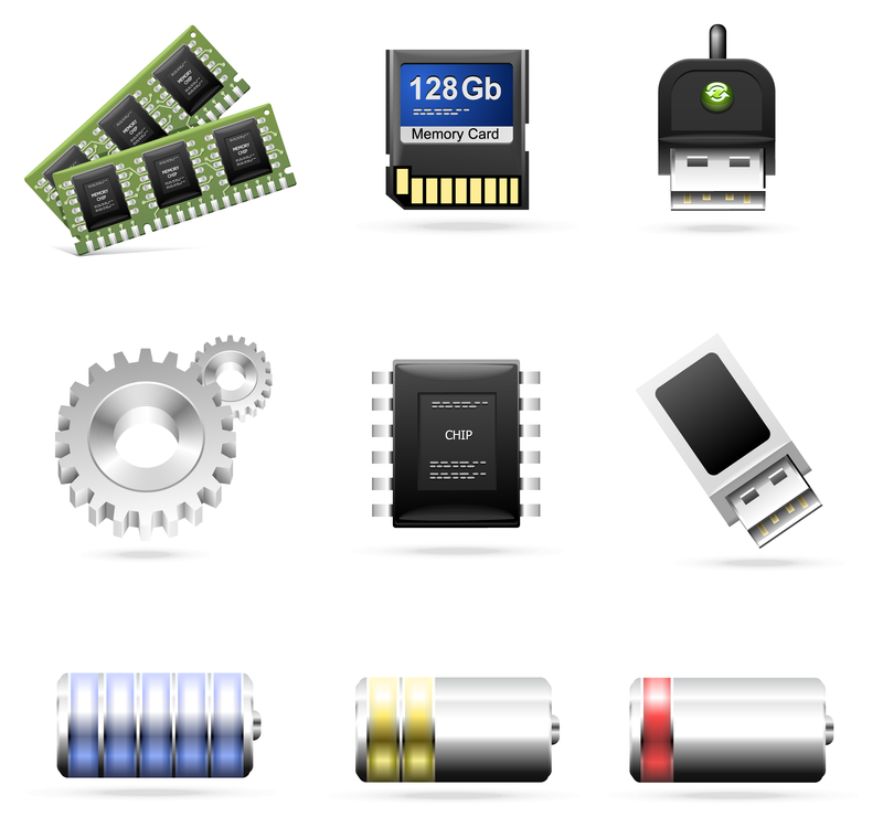ícone de tema de acessórios de computador
