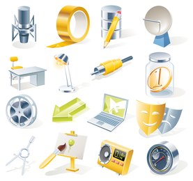 Vector de icono de oficina 3