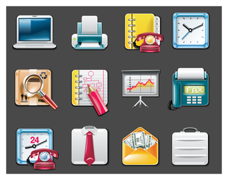 Vector Office Supplies Icon
