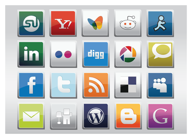 Free Social Media Vector Free Social Media Vector