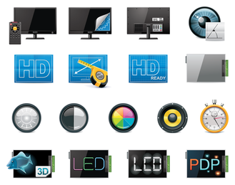 icono de tecnología 1 vector