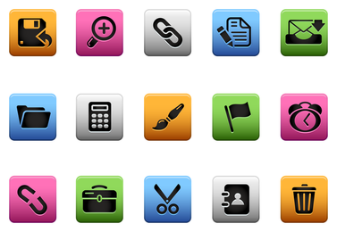 Vetor de ícones de interface