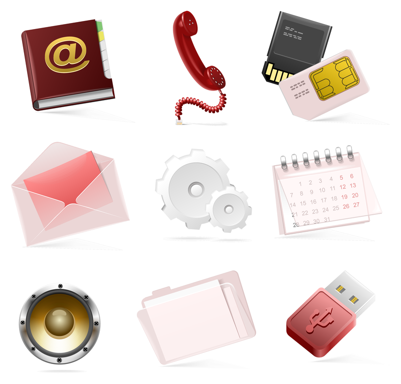 vector de iconos de tecnología