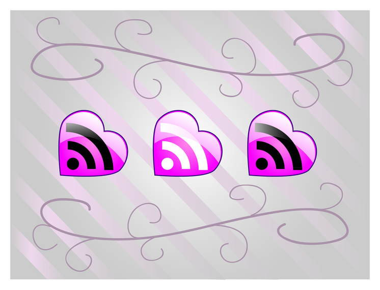 Love RSS Feed Vector Love RSS Feed Vector