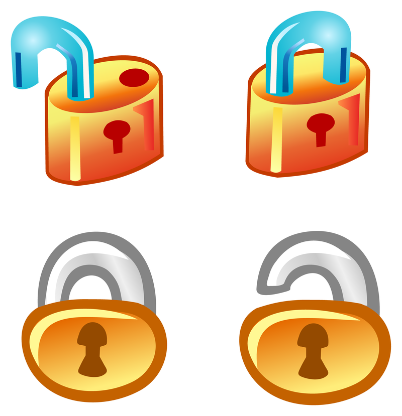 Kostenlose Vector Lock Icons