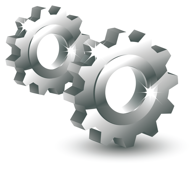 3d gear vector mechanical - Vector download