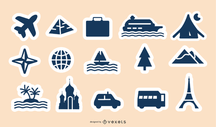 vector de iconos de dibujos animados