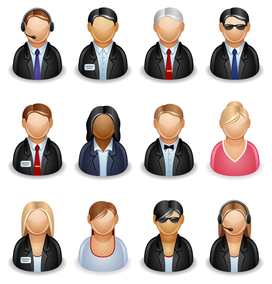 User role icon vector - Vector download