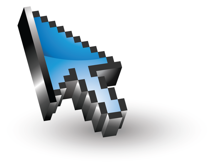 Flecha 3d vector cursor, Flecha 3d vector cursor,