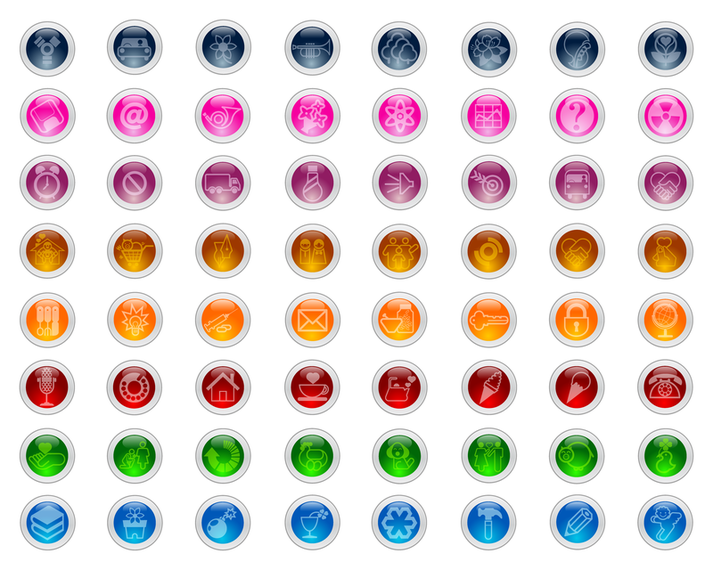 one circular icon vector one circular icon vector