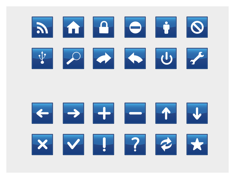 Blue Icons  