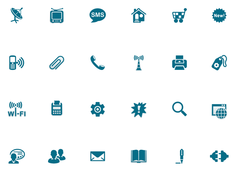 Blue Style Icon Vector Blue Style Icon Vector