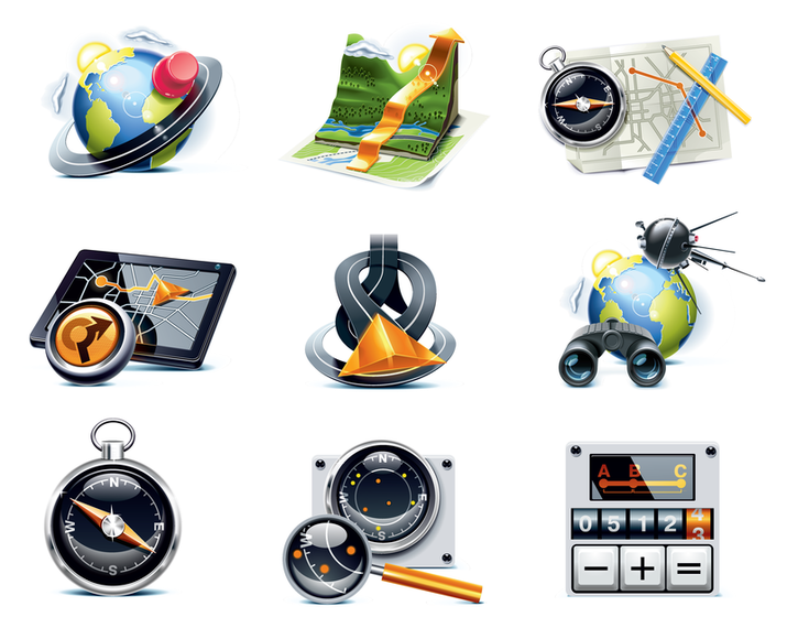 travelers theme icon vector travelers theme icon vector