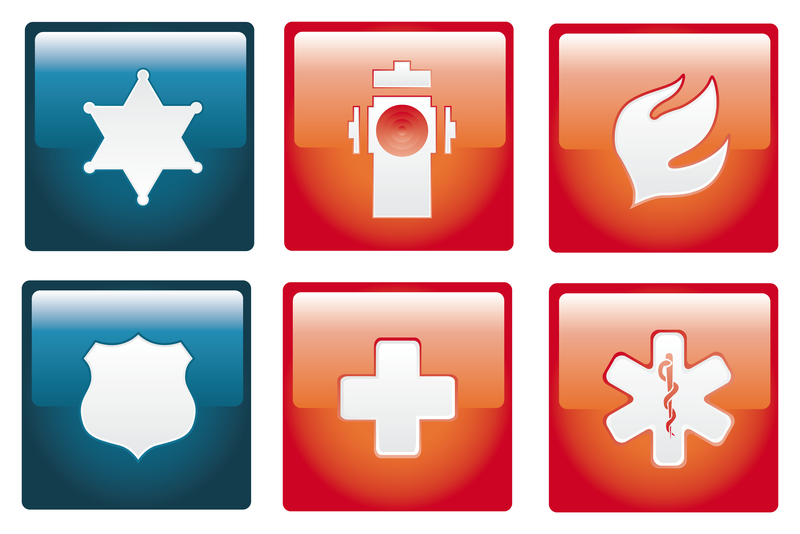 Emergency Icon Set - Vector download