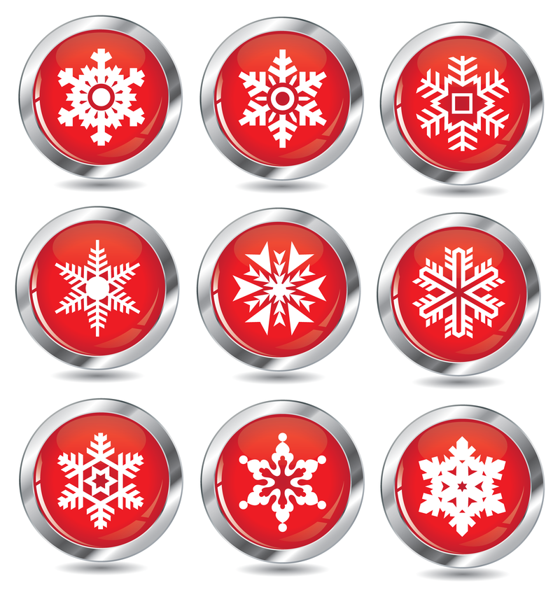 New snow icon vector - Vector download