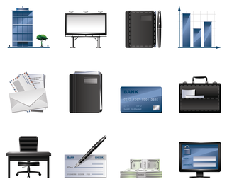 vector de iconos de negocios