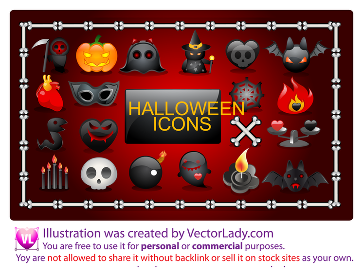 Vector Halloween Icons Vector Halloween Icons