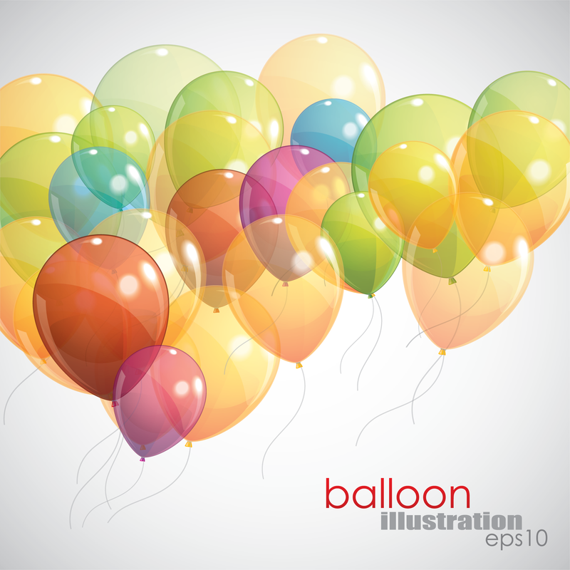 Luftballons 04 Vektor