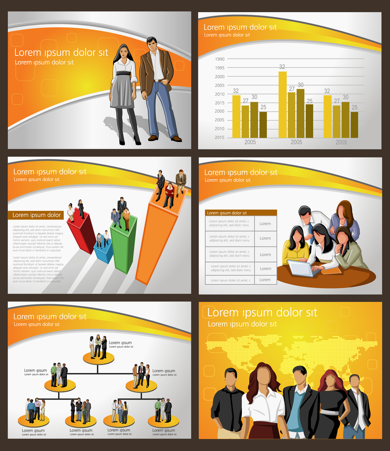 Carteles comerciales 01 Vector