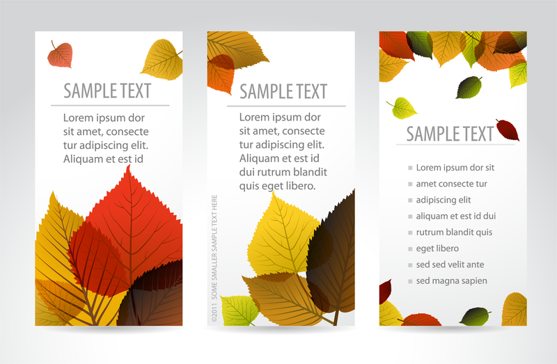 Lindo Maple Leaf Bookmark 02 Vector