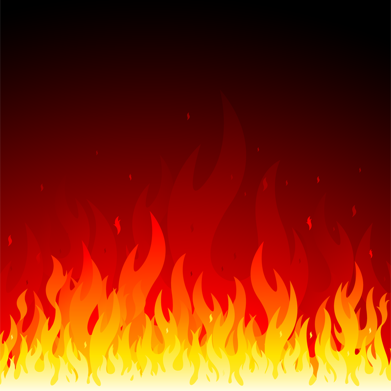 Flame fire backdrop design - Vector download