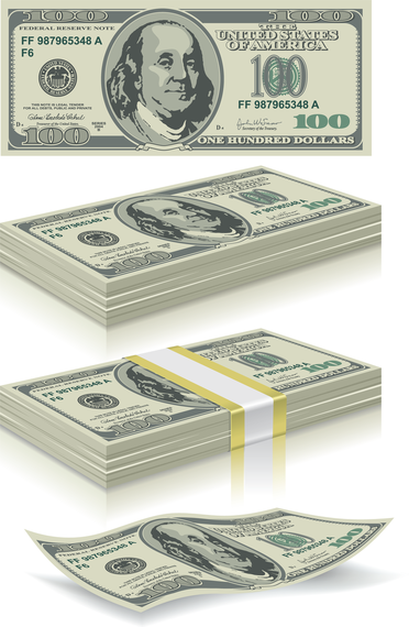 Us Currency 01 Vector Us Currency 01 Vector