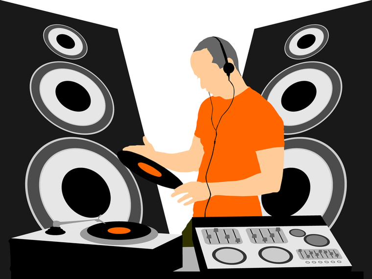 Dj Equipment And Dj Music Vector Vector download