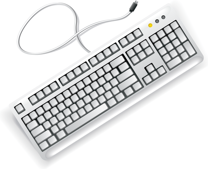 Vector De Teclado De Computadora Blanco Descargar Vector