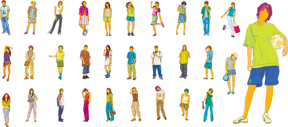 Leisure Person Vector Vector Download