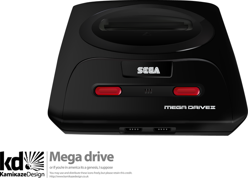 Sega Mega Drive Vector Sega Mega Drive Vector