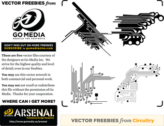 Circuito Vector Freebie