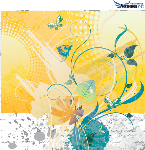 Sunny Nature Vector Art Sunny Nature Vector Art