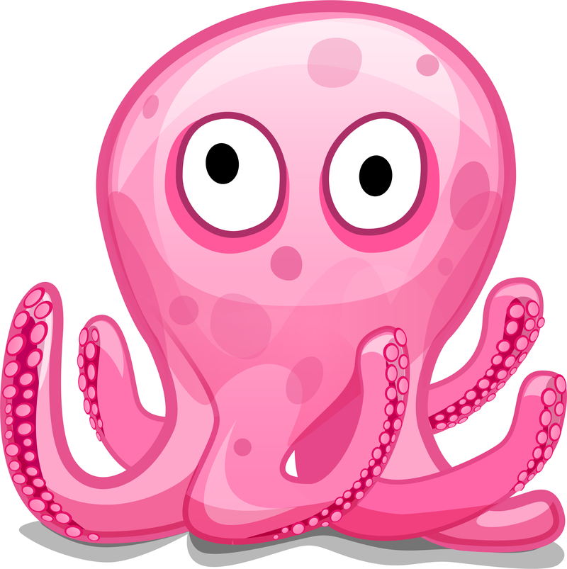 Octopod de arte vetorial grátis