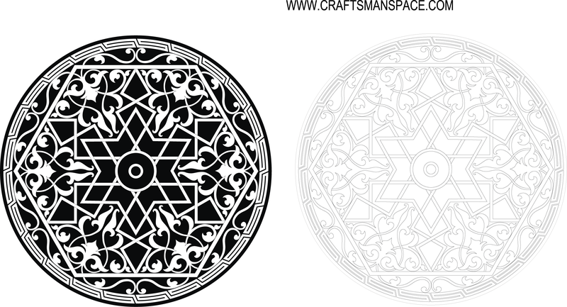 Ornamental Circle Symbol Ornamental Circle Symbol