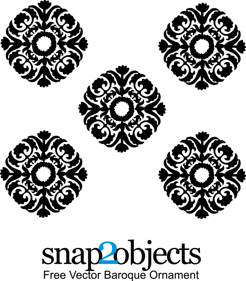 5 desenhos ornamentais