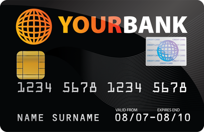 Credit Card Template Vector Download