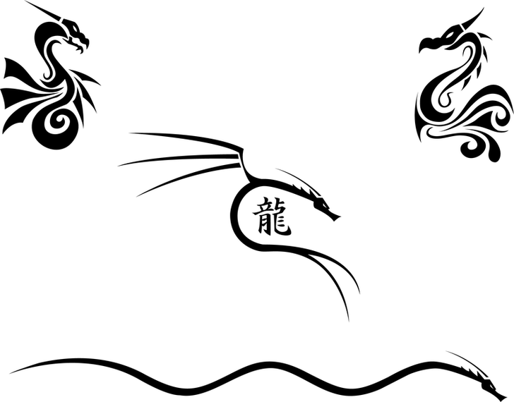 Dragons Vector Dragons Vector