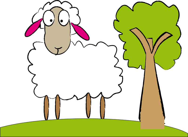 Vetor de ovelha simples