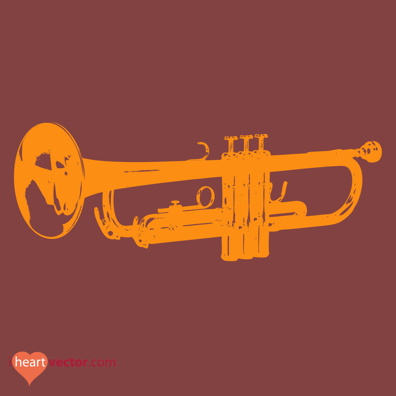 Vector de trompeta