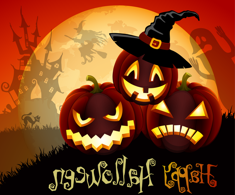 Vector Cute Halloween Illustration - Vector download